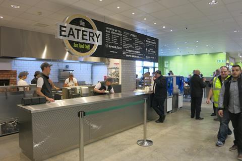 Restaurant area at Morrisons, Preston
